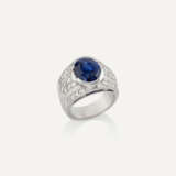 SAPPHIRE AND DIAMOND RING - фото 3