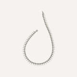 TIFFANY & CO. CULTURED PEARL AND DIAMOND 'LACE' NECKLACE - Foto 3