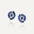 NO RESERVE | SAPPHIRE AND DIAMOND EARRINGS - Auction Items
