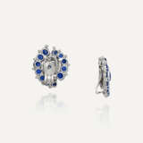 NO RESERVE | SAPPHIRE AND DIAMOND EARRINGS - фото 3