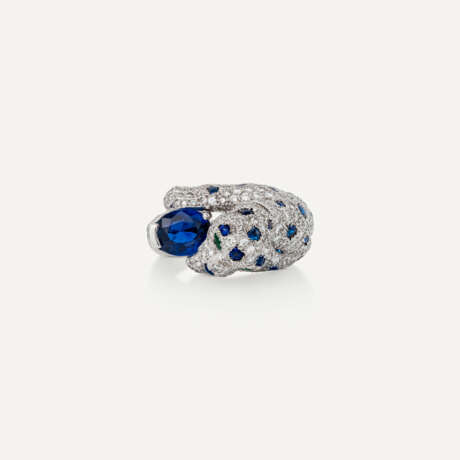 MULTI-GEM 'PANTHÈRE' RING, ATTRIBUTED TO CARTIER - фото 3