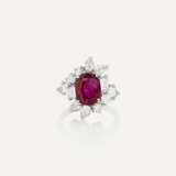 RUBY AND DIAMOND RING - фото 1