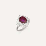 RUBY AND DIAMOND RING - photo 3