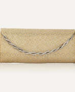 Accessoires. MID-20TH CENTURY DIAMOND AND GOLD EVENING CLUTCH