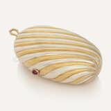 BULGARI RUBY AND GOLD 'MELONE' EVENING BAG - photo 1