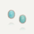 CARTIER MID-20TH CENTURY TURQUOISE AND DIAMOND EARRINGS - Auction prices