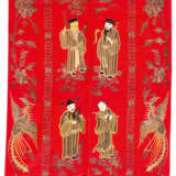 LARGE CHINESE SILK EMBROIDERY - photo 1