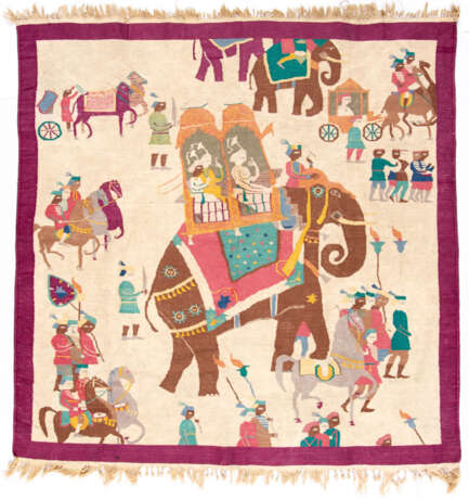TAPESTRY WITH ELEPHANTS - photo 2