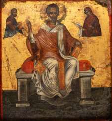 GREEK ICON SHOWING ST. NICHOLAS