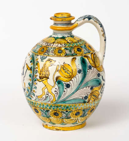 SLOVAK POST-HABAN NARROW-NECKED JUG OF THE CARPENTERS' GUILDS - фото 2
