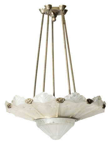 FRENCH ART DECO CHANDELIER BY SABINO - photo 1