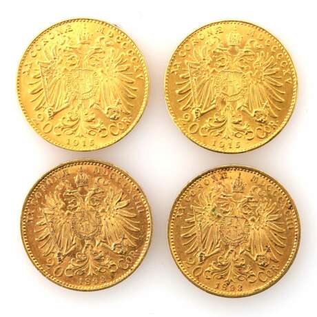 Österreich / Gold - 4 x 20 Kronen, - photo 2