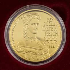 Österreich / Gold - 1.000 Schilling 1998 Kaiserin Elisabeth,
