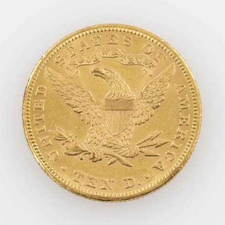 USA/Gold - 10 Dollars 1893, Liberty Head, ss., - photo 2
