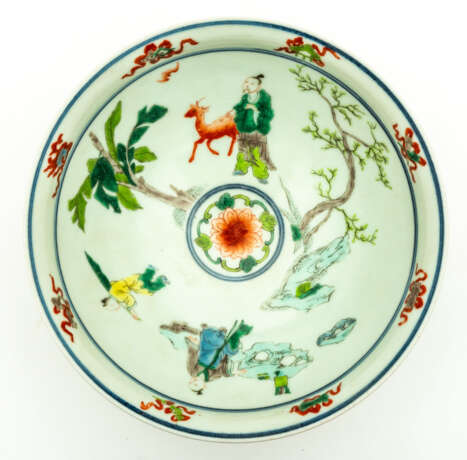 CHINESE PORCELAIN BOWL WITH STAND - photo 3