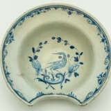 FRENCH BLUE AND WHITE SHAVING BOWL - фото 1