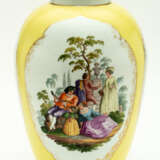 LARGE VASE WITH WATTEAU SCENES BY HELENA WOLFSOHN - photo 1