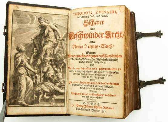 Zwinger, Theodor: Sicherer und Geschwinder Artzt, oder Vollständiges Arzneybuch, ... - photo 1