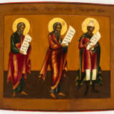 RUSSIAN ICON SHOWING ST. PROPHETS SOPHONIAS, JOEL AND DANIEL - photo 1