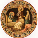 RUSSIAN ICON SHOWING THE NATIVITY OF MARY - photo 1