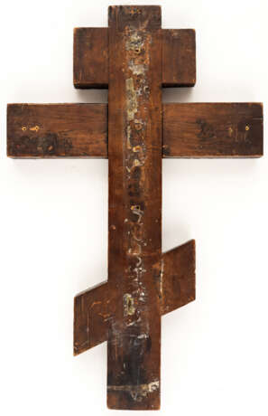 RUSSIAN BENEDICTION CROSS SHOWING THE CRUCIFIXION OF CHRIST - photo 2
