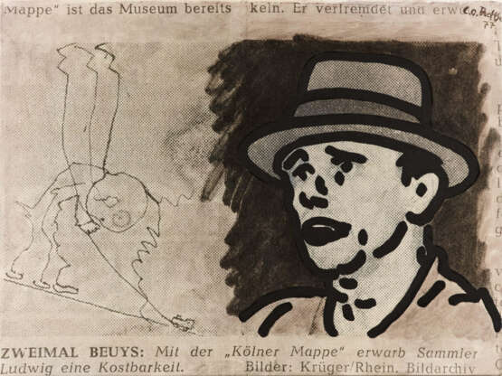 C.O. (Claus Otto) Paeffgen. Untitled (Joseph Beuys) - фото 1