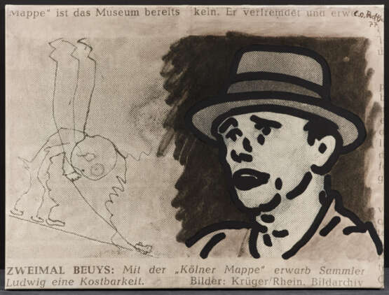 C.O. (Claus Otto) Paeffgen. Untitled (Joseph Beuys) - photo 2