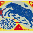 A.R. Penck. Pferd mit Mongole - Auction prices