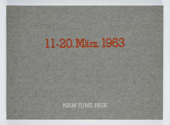 Nam June Paik. 11. - 20. März 1963 - photo 7