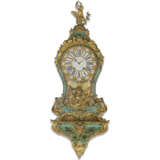 A LOUIS XV ORMOLU-MOUNTED STAINED HORN MONUMENTAL BRACKET CLOCK AND BRACKET - фото 1