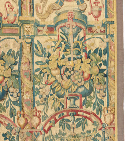 A PAIR OF FLEMISH ALLEGORICAL TAPESTRY FRAGMENT PANELS - photo 8