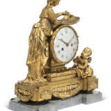 A LOUIS XVI ORMOLU MANTEL CLOCK - photo 2