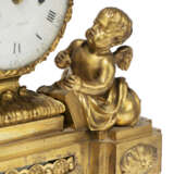 A LOUIS XVI ORMOLU MANTEL CLOCK - photo 5