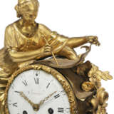 A LOUIS XVI ORMOLU MANTEL CLOCK - фото 6