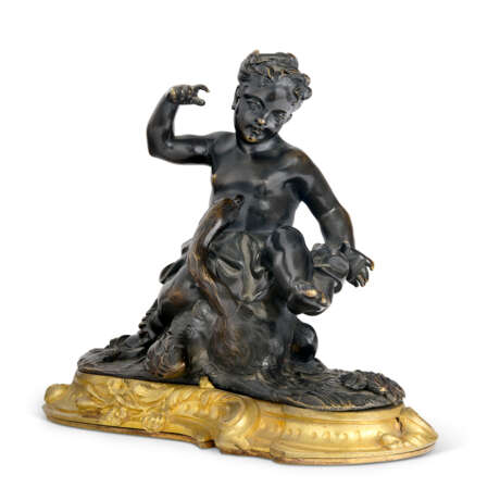 A LOUIS XV ORMOLU AND PATINATED-BRONZE PRESSE-PAPIER - photo 3