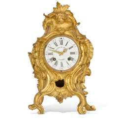 A LOUIS XV ORMOLU STRIKING BRACKET CLOCK