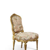 A SET OF FOUR LATE LOUIS XV GILTWOOD CHAISES - photo 5
