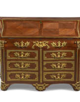A REGENCE ORMOLU-MOUNTED AMARANTH BUREAU EN COMMODE