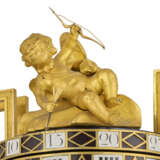 A LOUIS XVI ORMOLU AND ENAMELLED PENDULE A CERCLES TOURNANTS - photo 6