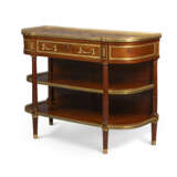 A LOUIS XVI ORMOLU-MOUNTED MAHOGANY CONSOLE DESSERTE - фото 2