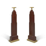 A PAIR OF EMPIRE-STYLE ORMOLU-MOUNTED MAHOGANY DOORSTOPS - фото 2