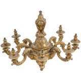 A LOUIS XIV-STYLE GILTWOOD EIGHT-LIGHT CHANDELIER - фото 3