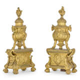 A PAIR OF LOUIS XIV ORMOLU CHENETS - фото 5