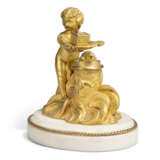 A LOUIS XVI ORMOLU AND WHITE MARBLE PRESSE-PAPIER - фото 3