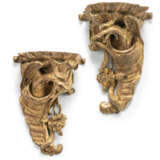 A PAIR OF ROCOCO GILTWOOD BRACKETS - Foto 1