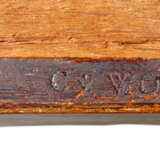 A LOUIS XVI ORMOLU-MOUNTED TULIPWOOD AND FRUITWOOD MARQUETRY WORK TABLE A OUVRAGE - Foto 4