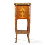 A LOUIS XVI ORMOLU-MOUNTED TULIPWOOD AND FRUITWOOD MARQUETRY WORK TABLE A OUVRAGE - photo 5