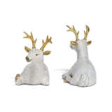 A PAIR OF CLOISONNE ENAMEL MODELS OF DEER - photo 2