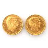 Dänemark/GOLD - 2 x 20 Kronen 1917, - photo 1