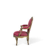 A LOUIS XV GILTWOOD FAUTEUIL - фото 5